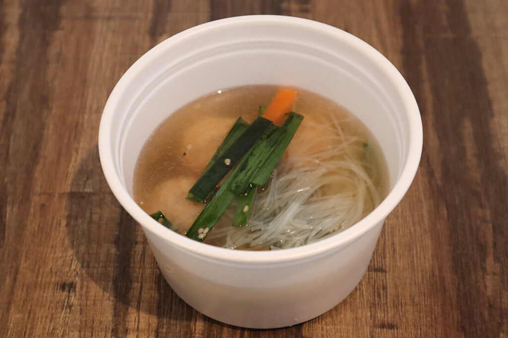 肉団子入り五目中華スープ