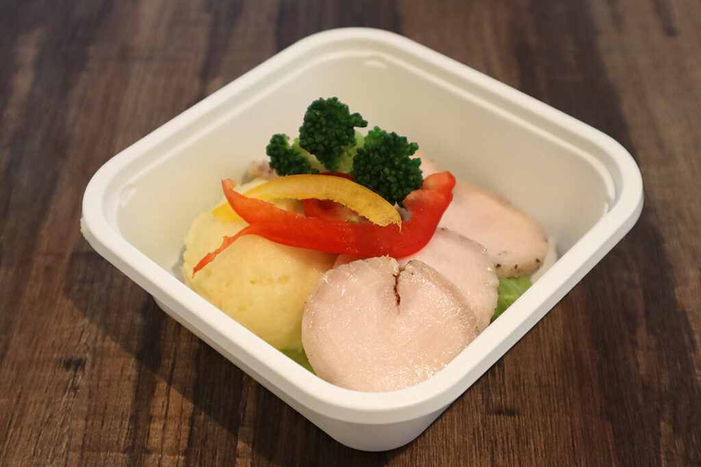 鶏ハムマッシュポテト