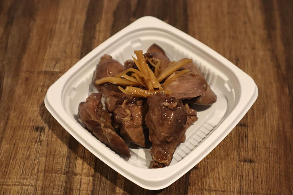 鶏レバーの甘辛生姜煮